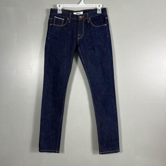 Baldwin Jeans Kansas City USA Womens 27 The Ten The Skinny Selvedge Dark Classic - Picture 1 of 10